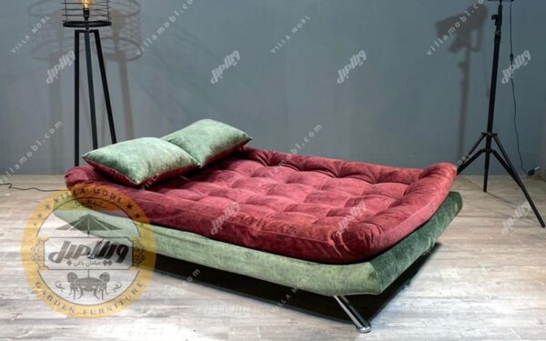 مبل تخت خواب شو دونفره بدون دسته مدل ایپک