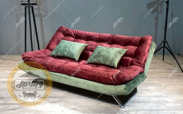 مبل تخت خواب شو دونفره بدون دسته مدل ایپک 2