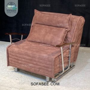 کاناپه تخت خواب شو مدل پانیذ دسته فلزی