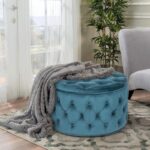 پاف صندوقی لمسه‌ دوزی مدل گرد - Image 3