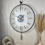 ساعت دیواری مدل امرالد شیشه ای - Image 7