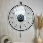 ساعت دیواری مدل امرالد شیشه ای - Image 6