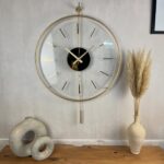 ساعت دیواری مدل امرالد شیشه ای - Image 5