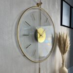 ساعت دیواری مدل امرالد شیشه ای - Image 4